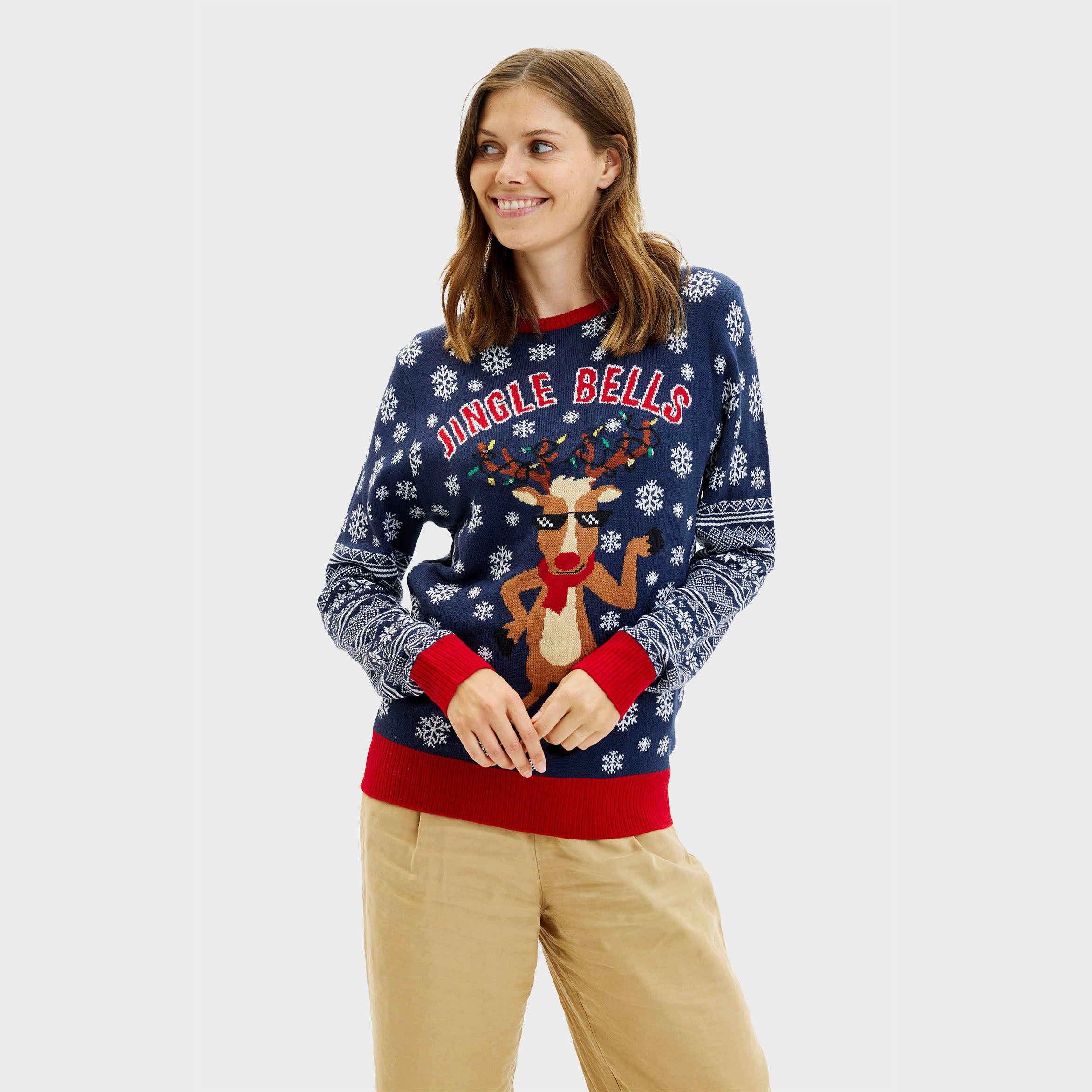 Jingle Bells Maglione Natalizio - Donna
